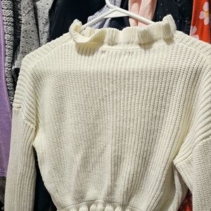 Cream sweater